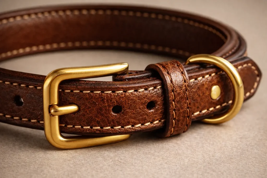 Leather vs Nylon Dog Collar
