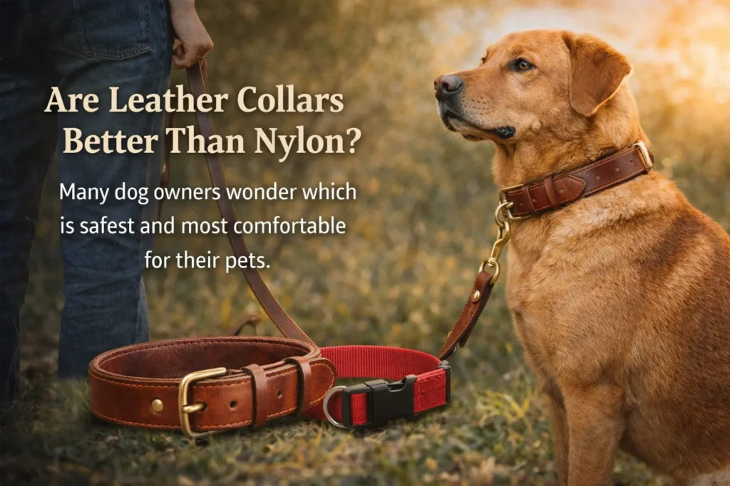 Are Leather Collars Good for Dogs