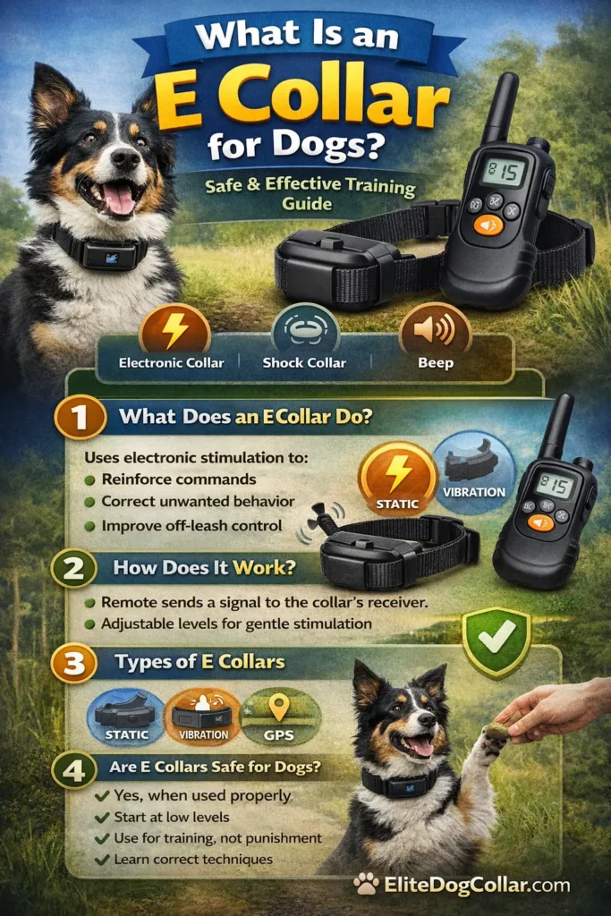 what is an e collar for dogs